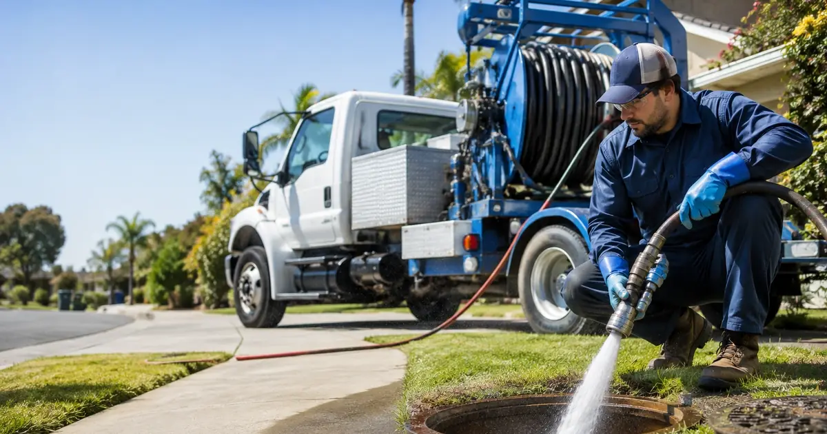 Hydro jet sewer cleaning Foothill Ranch