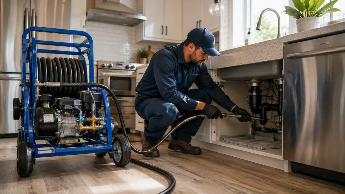 Kitchen Drain Hydro Jetting in Foothill Ranch
