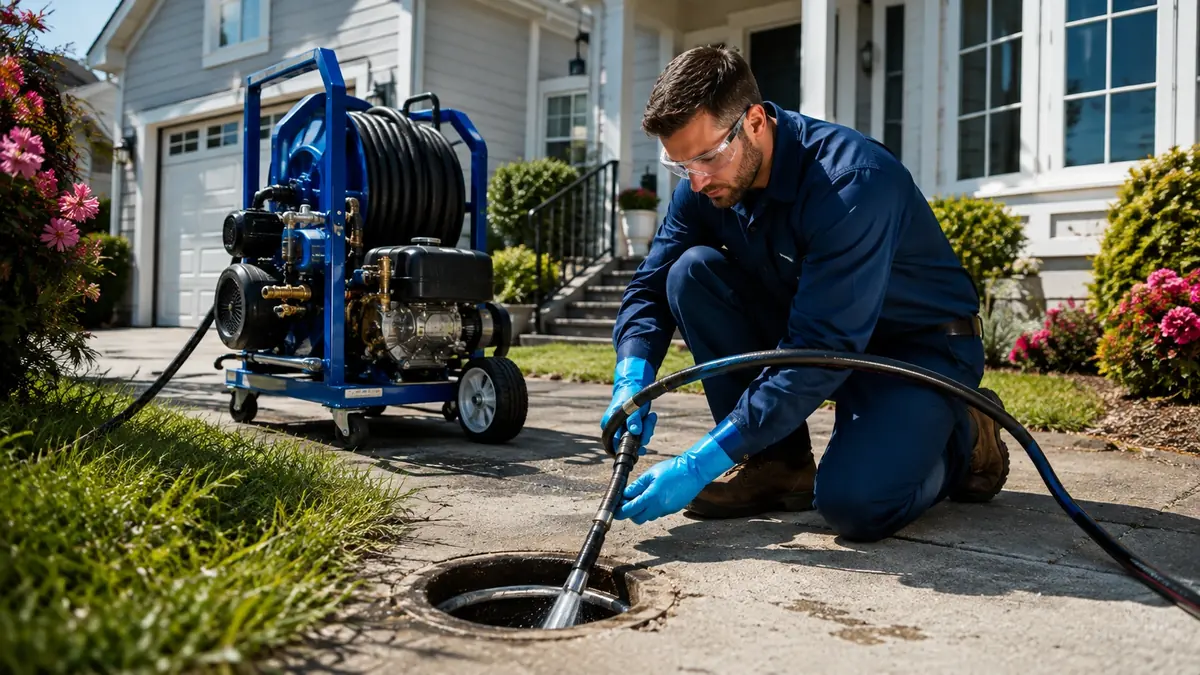 Residential Hydro Jet Drain Cleaning in Foothill Ranch